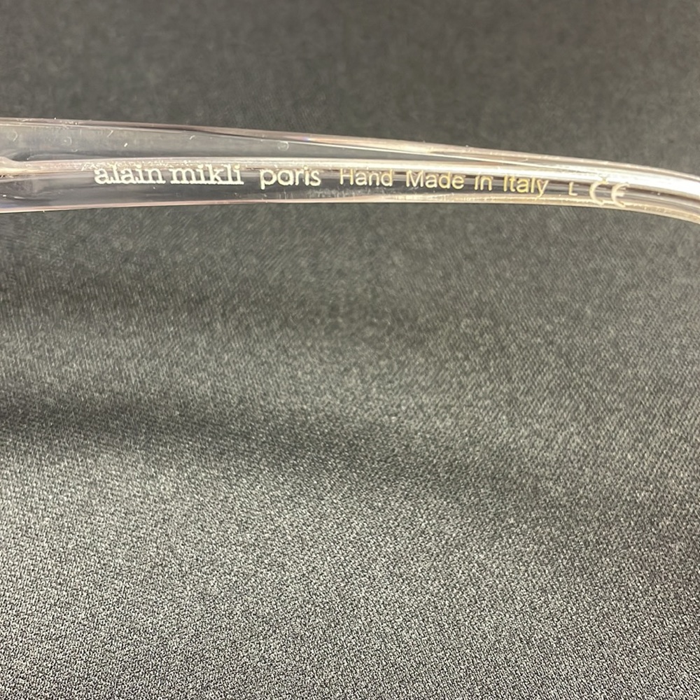 Alain Mikli A01103 Glasses Crystal frame with Case and Cleaning Wipes - Picture 10 of 10